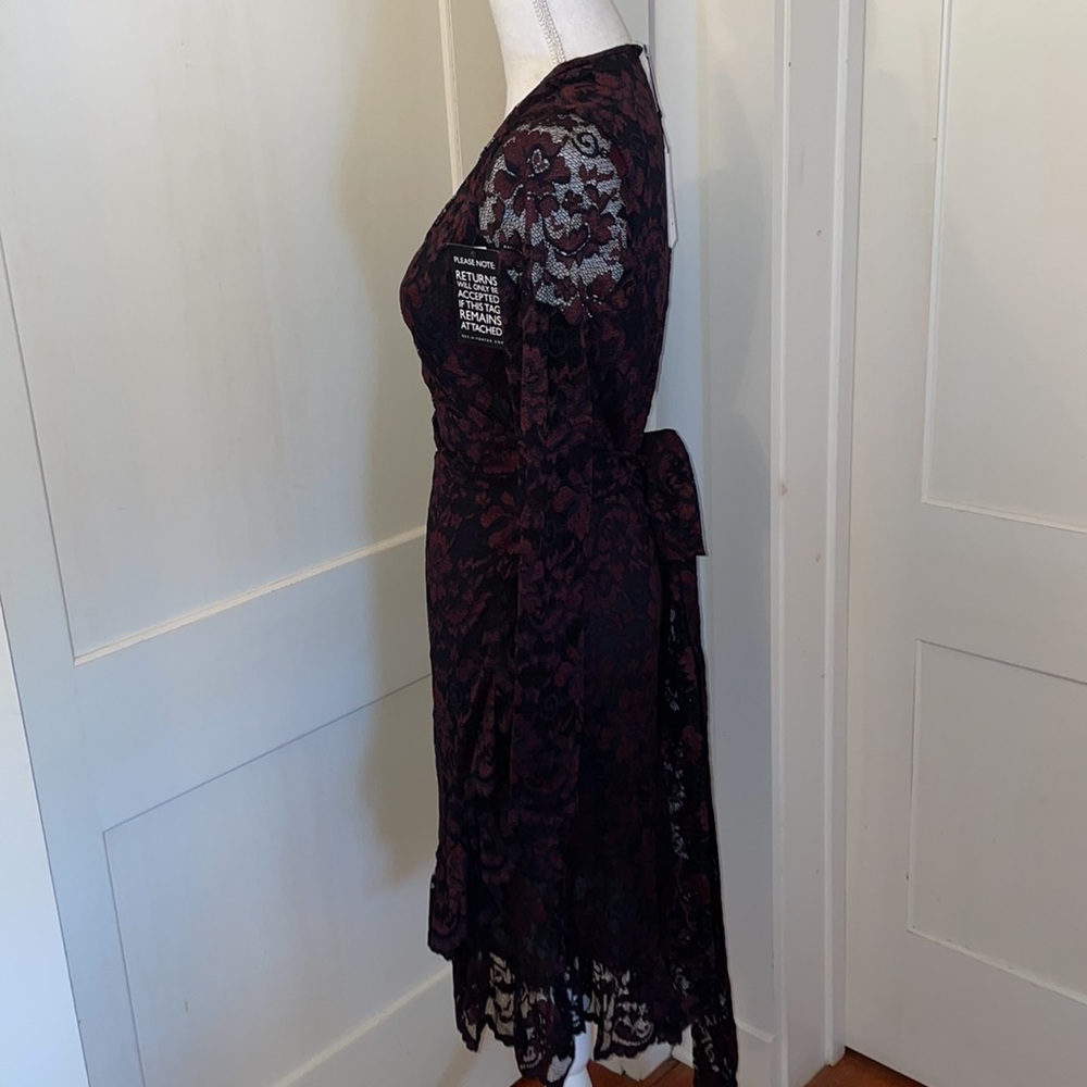 Ganni Lace Wrap Dress - Picture 8 of 10